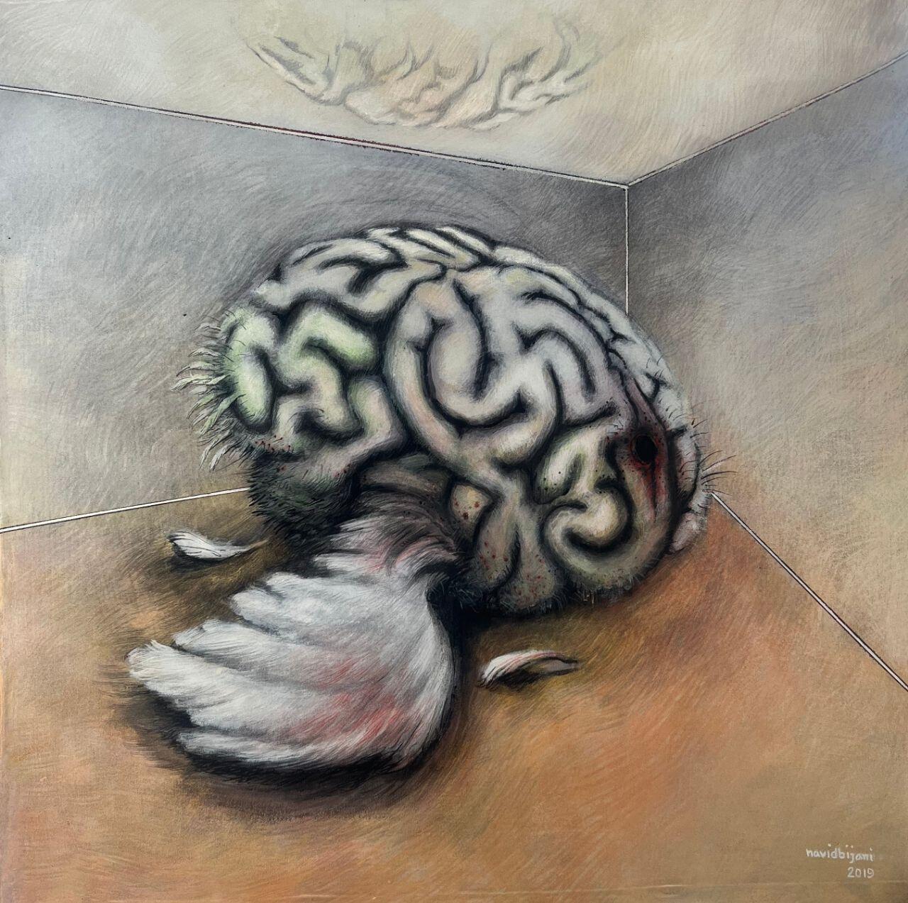 Collection Of Brains - art (Painting) by Navid Bijani