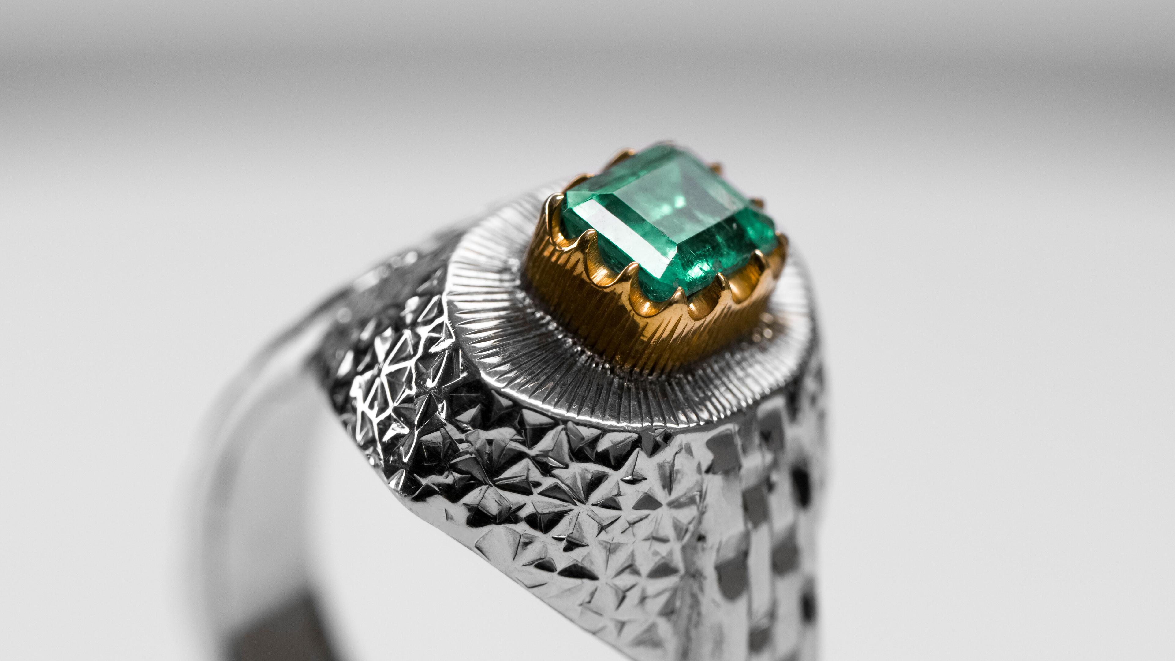 Panjshir Emerald - jewellery (Rings) by Ali Jangi